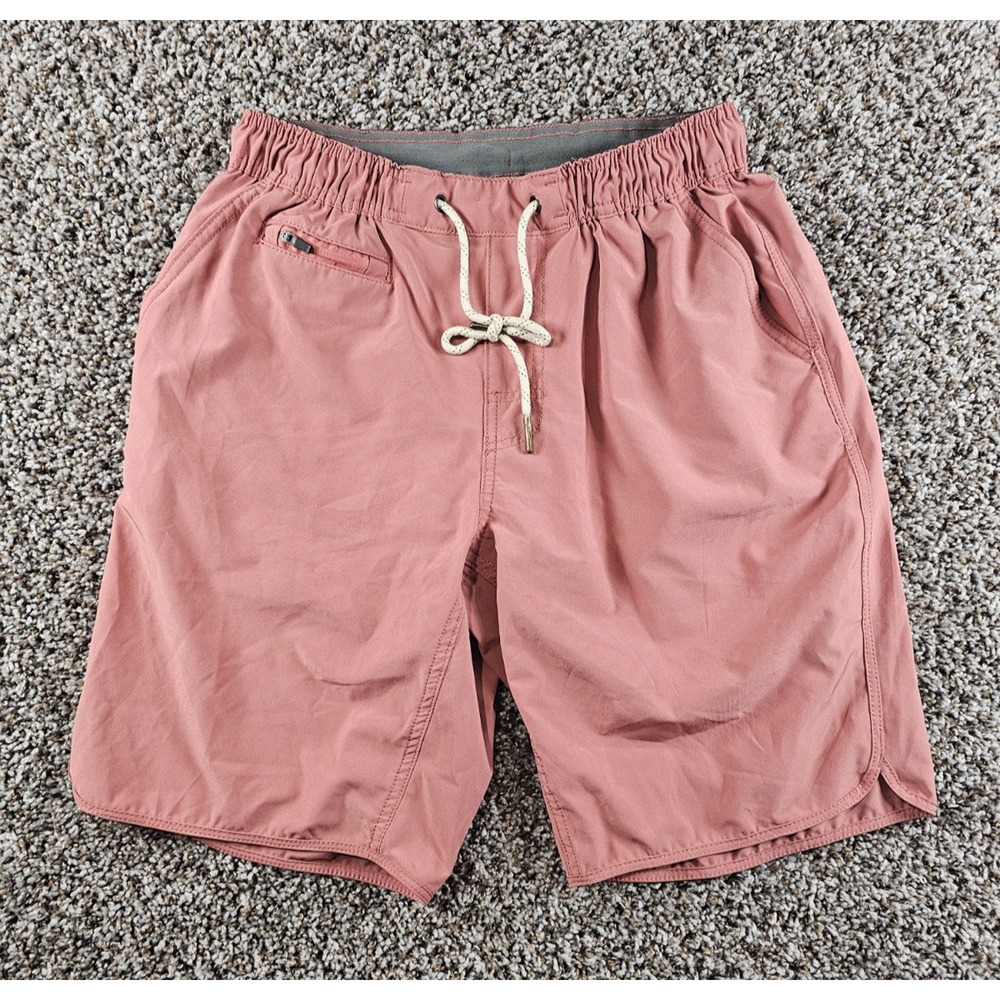 V46 Land & Sea Performance Mens Sz M Athletic Shorts Salmon Pink
